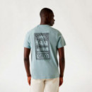 Camiseta con Aplicación Grande en la Espalda  GUESS