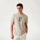 Camiseta con Aplicación Grande en la Espalda  GUESS