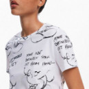 Camiseta Mickey Sketch  DESIGUAL