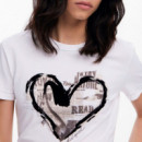 Camiseta Corazón Periódico  DESIGUAL