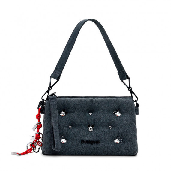 Bolso Bandolera Denim Mickey Mediano  DESIGUAL