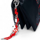 Bolso Bandolera Efecto Piel Mickey Mediano  DESIGUAL