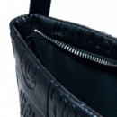 Bolso Solapa Efecto Piel Mickey Mediano  DESIGUAL