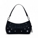 Bolso Efecto Piel Bordados Pequeño  DESIGUAL