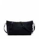 Bolso Efecto Piel Bordados Mediano  DESIGUAL