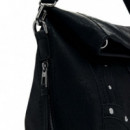 Bolso Efecto Piel Bordados Mediano  DESIGUAL