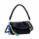 Bolso Logo 3D Solapa Mediano  DESIGUAL