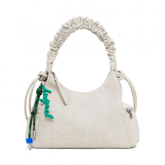 Bolso Logo 3D Asa Fruncida Mediano  DESIGUAL