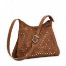 Bolso Efecto Piel Troquelado Mediano  DESIGUAL