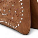 Bolso Efecto Piel Troquelado Mediano  DESIGUAL