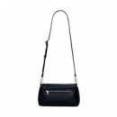 Bolso Bandolera Efecto Piel Bordados Mediano  DESIGUAL