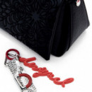 Bolso Bandolera Efecto Piel Bordados Mediano  DESIGUAL