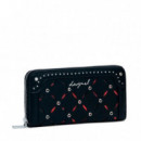 Monedero Troquelado Tachuelas Grande  DESIGUAL