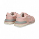 Deportivo Argollas Ante+nylon Rosa  LACOSTE