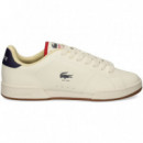 Deportivo Tricolor Piel Hielo  LACOSTE