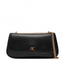 Bolso de Hombro Pequeño con Cadena de Herrajes con Logo Monograma  CALVIN KLEIN JEANS