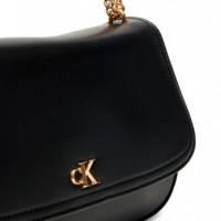 Bolso de Hombro con Cadena de Herrajes con Logo Monograma  CALVIN KLEIN JEANS