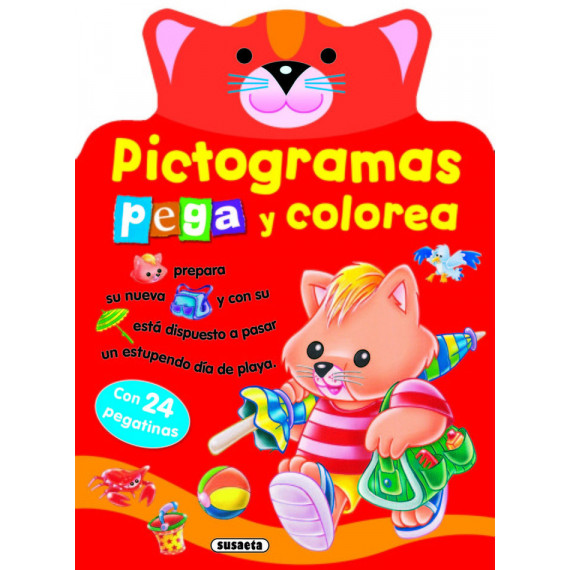 Pictogramas - Pega y Colorea Conejito