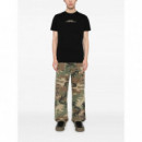 KARL LAGERFELD - T-shirt Crewneck - 990 - 755061554242/990