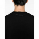 KARL LAGERFELD - T-shirt Crewneck - 990 - 755061554242/990