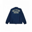 Chaquetas Hombre Chaqueta DEUS EX MACHINA Camperdown Coach Navy
