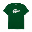 Camiseta Deportiva con Logotipo Xxl Ultra Dry  LACOSTE