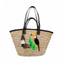 Bolso Tucán Bordado  LOLA CASADEMUNT