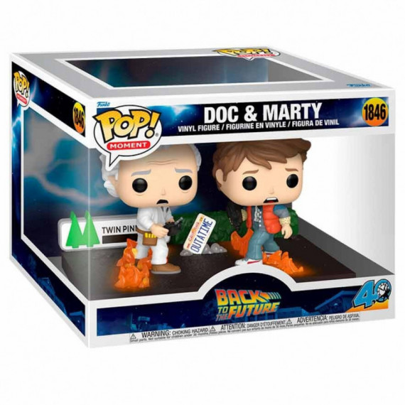 FUNKO Pop Moments Regreso Al Futuro Doc & Marty 1846