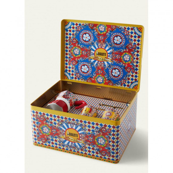 Set Cafetera 3 Tazas BIALETTI + 2 Vasos Dolce&ampgabbana
