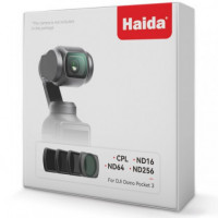 Kit de 4 Filtros Magnéticos HAIDA Nanopro para Dji Osmo Pocket 3