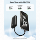 Powerbank VEGER K1 10000 Mah con Pantalla Led Salida Máxima de PD35 W