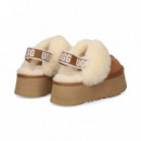 Zueco Tira Atras ante Cuero  UGG