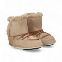 Vivo Pelo Botin ante Cuero  MOON BOOT