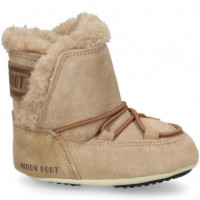 Vivo Pelo Botin ante Cuero  MOON BOOT