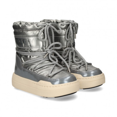 Botin Presky Nylon Plata  MOON BOOT