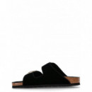 BIRKENSTOCK - Arizona Bb Exq Tex Velvet - Black - 1030056/BLACK