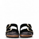 BIRKENSTOCK - Arizona Bb Exq Tex Velvet - Black - 1030056/BLACK