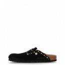 BIRKENSTOCK - Boston Rivet Leve - Black - 1030491/BLACK