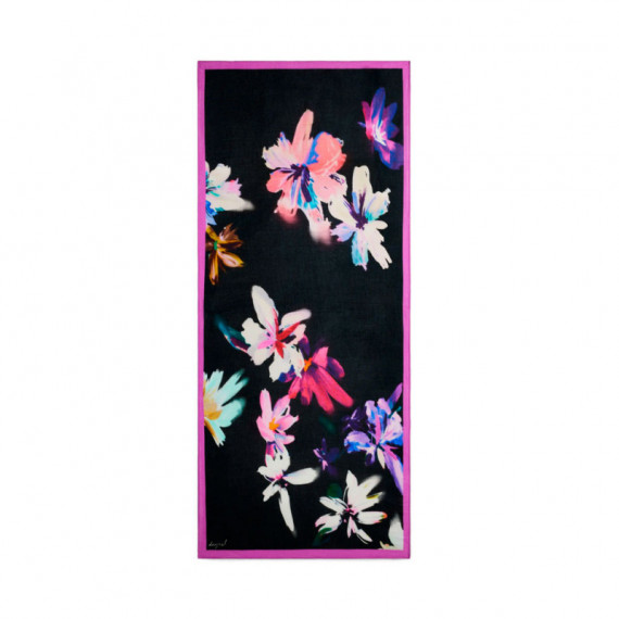 Pañuelo Rectangular Flores  DESIGUAL