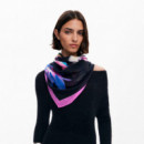 Pañuelo Rectangular Flores  DESIGUAL