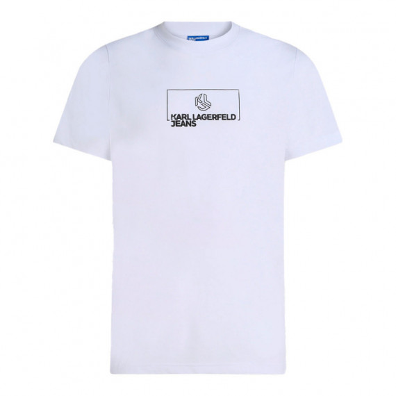 Camiseta Ceñida con Logotipo  KARL LAGERFELD JEANS
