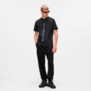 Camiseta con el Logotipo Vertical  KARL LAGERFELD JEANS