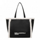 Bolso Tote de Vellón  KARL LAGERFELD JEANS