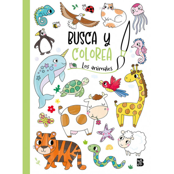 Busca y Colorea los Animales