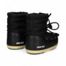 Botin Presky Nylon Acolchada Negro  MOON BOOT