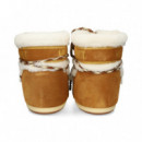 Botin Presky Cuero Lana Blanco  MOON BOOT