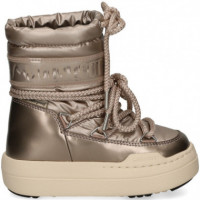 Botin Presky Metalizado Rosa  MOON BOOT