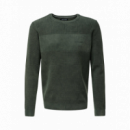 Jerséis y Sudaderas Jersey SALSA JEANS Punto con Textura Dark Green