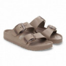 Calzado Sandalias BIRKENSTOCK Arizona Big Buckle Eva Gray Taupe