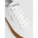 PEPE JEANS Zapatillas Kenton Base Blancas PMS300003-ITE